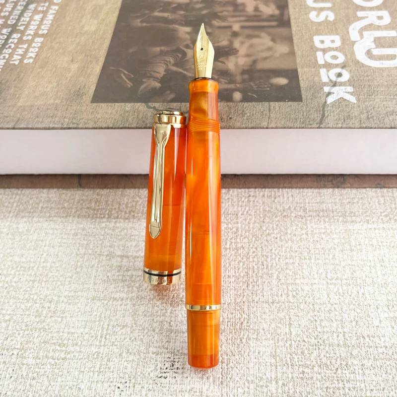 قلم حبر مكبس أكريليك ADMOK M800 BOCK/Schmidt ناعم ناعم رقم 6/35 #   Nib Inking الطلاب يكتبون أقلام الهدايا