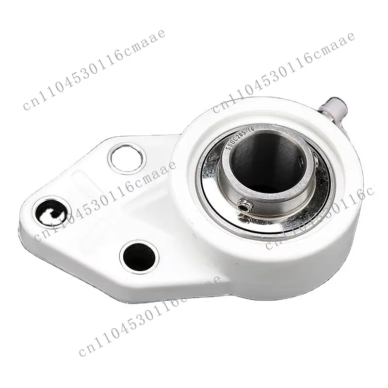 White Plastic Housing Stainless Steel Bearings Pillow Block Bearings SUCFB205-16