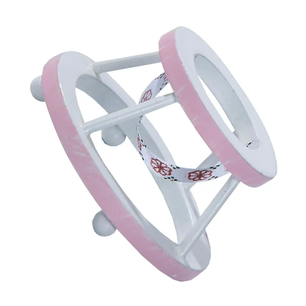 

Wooden Baby Walker Miniature Realistic Design Smooth Craft Student Toy Furniture House nament Photo Prop Mini