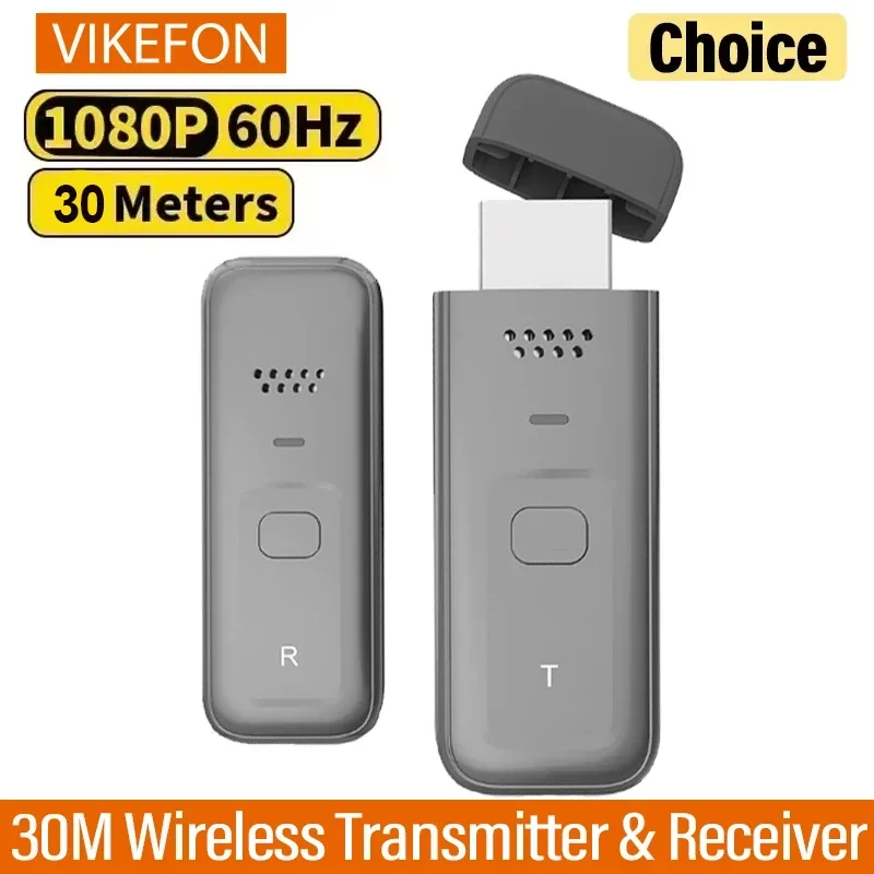 5G 1080P 30M Wireless HDMI Video Audio Transmitter Receiver Extender Display Adapter Dongle For TV Box Monitor Projector PC