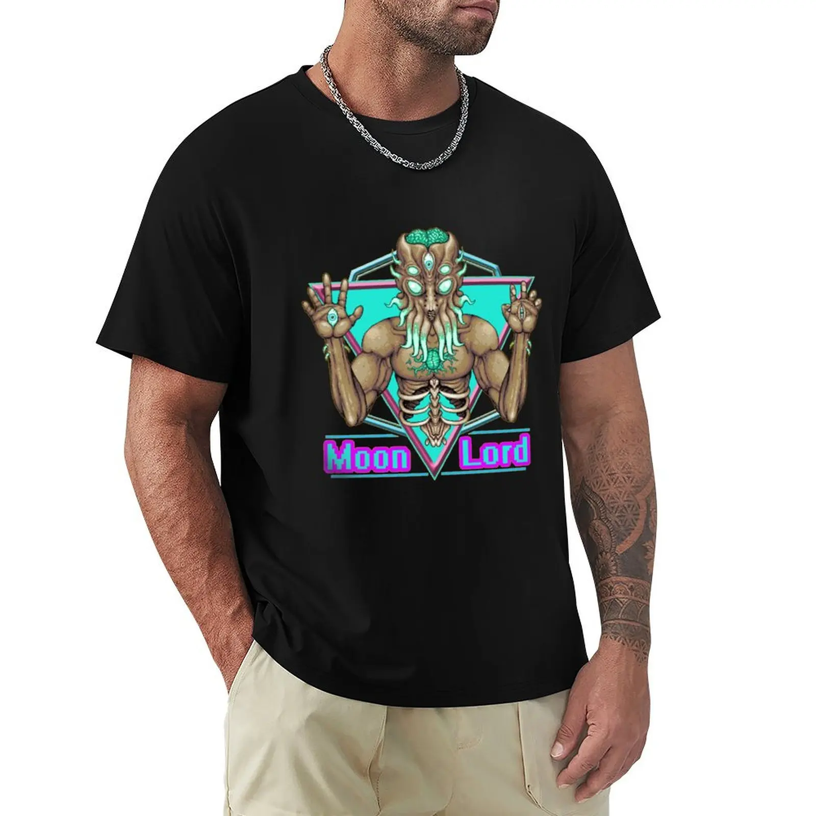 

Terraria Game - Moon Lord T-Shirt oversized graphic tee new gifts and t-shirts rapper graphic tees T-shirts man clothes for men
