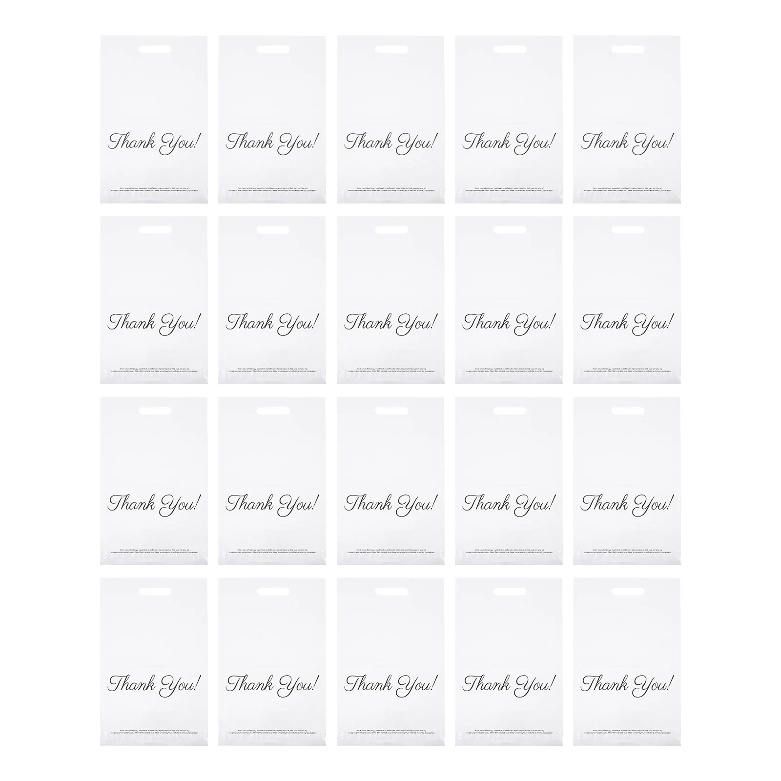 

20 Pcs Bag Shipping Bags for Clothes Packaging Package Mailing Packing Shopping