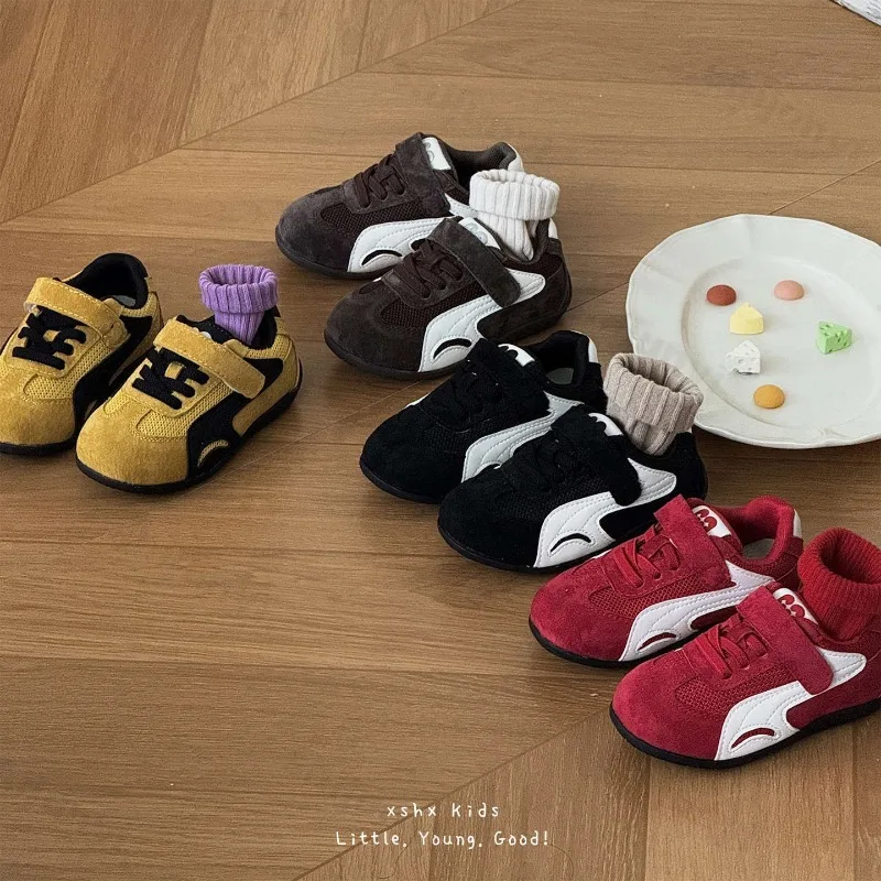 

Children's Casual Sports Shoes Autumn 2025 Comfortable Non Slip Outdoor Mesh Breathable Kids Sneakers Boys Girls Running Shoes