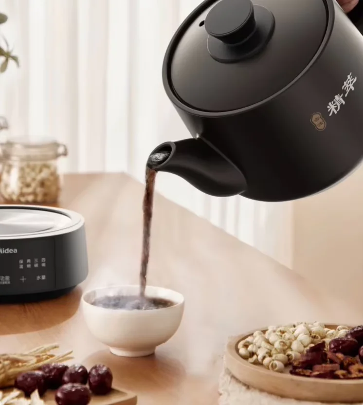 220V Midea Electric Chinese Herbal Medicine Pot Ceramic Slow Cooker for Home Use Health Care Y