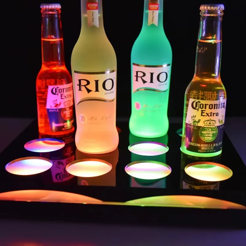 Acrylic Plastic Beverage Display Rack Multi-space Design for Bar Beer Liquor Bottle Storage Showcase Organization