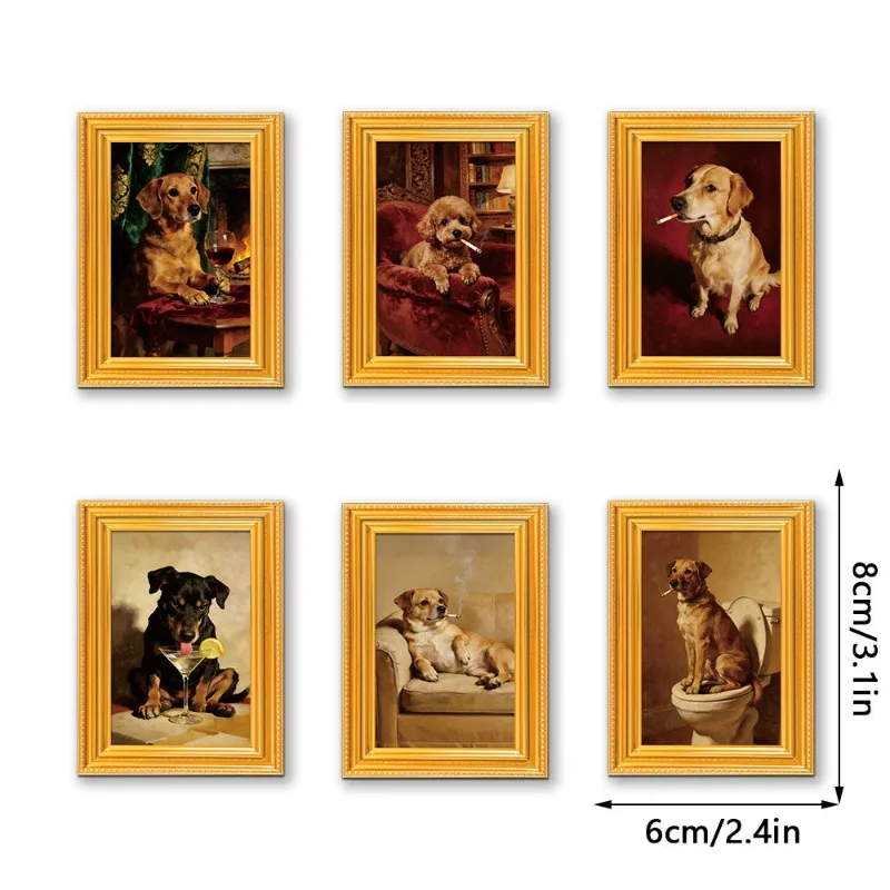 Mini Wooden Fridge Magnet Funny Dog Duck Rabbit Fridge Magnet Modern Kitchen Decor Refrigerator Ornament