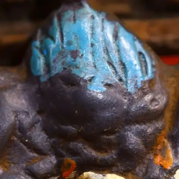 

2 "Xizang народная старая бронзовая картина Dapeng Garuda Dhwaja кулон Дхарма амулет зал поклонения городской дом экзорцизм