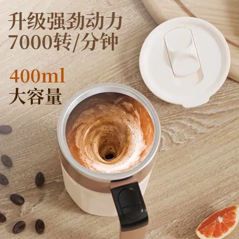 New Automatic Self Stirring Mug 316 Food Grade Stainless Steel Smart Digital Display Rechargeable Portable Lazy Coffee Milk Cup