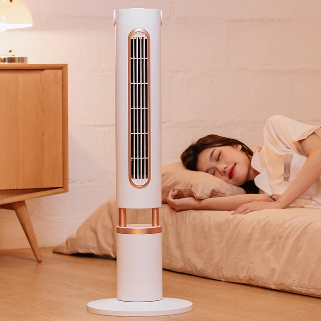 

10000mAh Battery chargeable Pedestal Fan with Remote Control Intelligent Air Cooler Smart Appliances Tower Fancamping