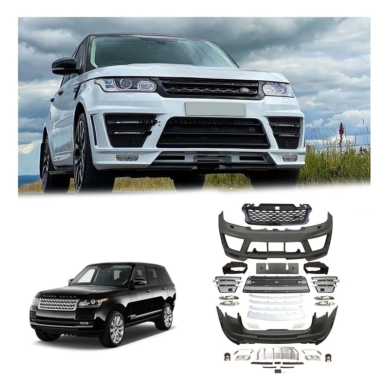 Wide Body Kit for  Range Rover 2014-2017 Density Auto Parts LM Style Body Kit Front Rear Bumper on Sale