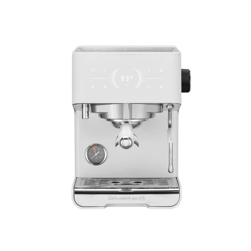 G3003B White Home Coffee Maker - Easy Operation Household Espresso Machine for Daily Use