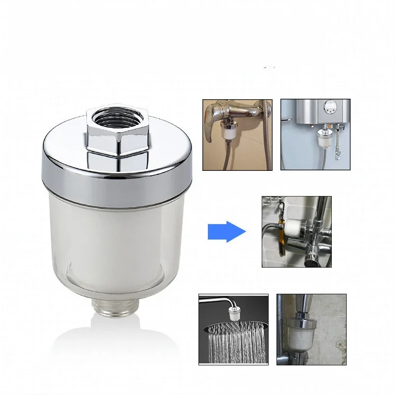 Universal Bathroom Shower Filter replaceable PP cotton core water purifier Output for Kitchen Faucet Front Purification Strainer