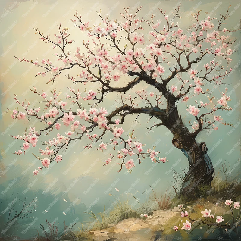 Three RatelsElegant magnolia flower wall stickers for home decoration waterproof self-adhesive