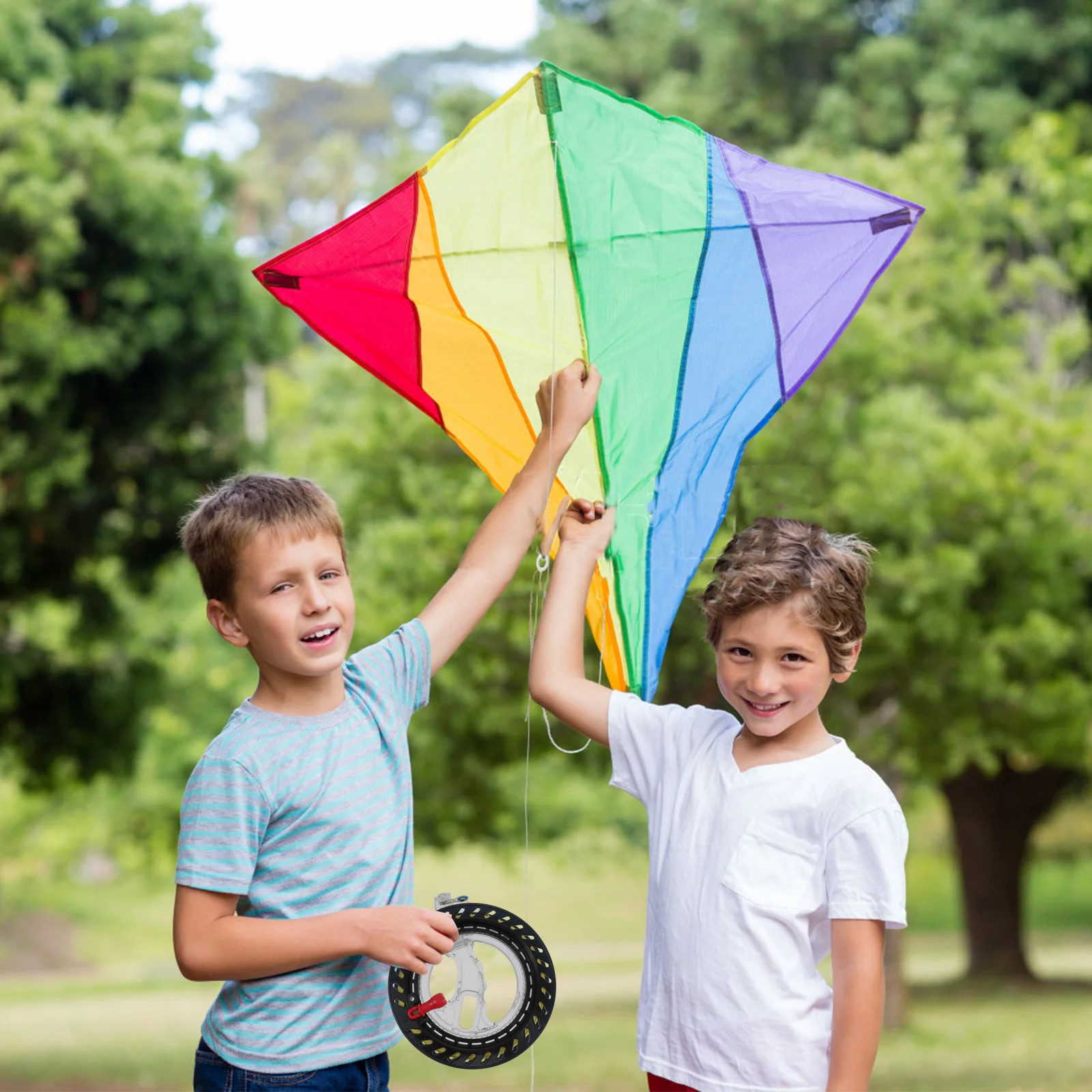 Enrouleur de cerf-volant léger, conception ergonomique, accessoire de bobine pour la pratique du cerf-volant en extérieur, adapté aux adultes, adolescents et enfants, 1 pièce