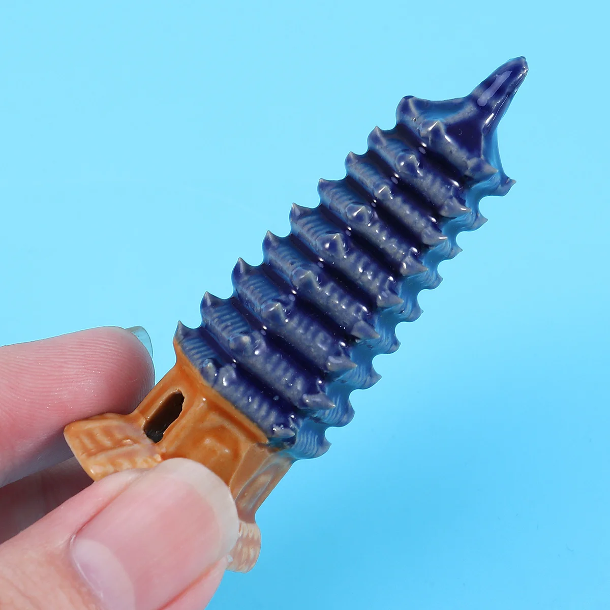 

Colorful 3inch Ceramics Pagoda Aquarium Decor Long-Lasting Safe Fish Tank Pagoda Funny Aquarium Ceramics Tower