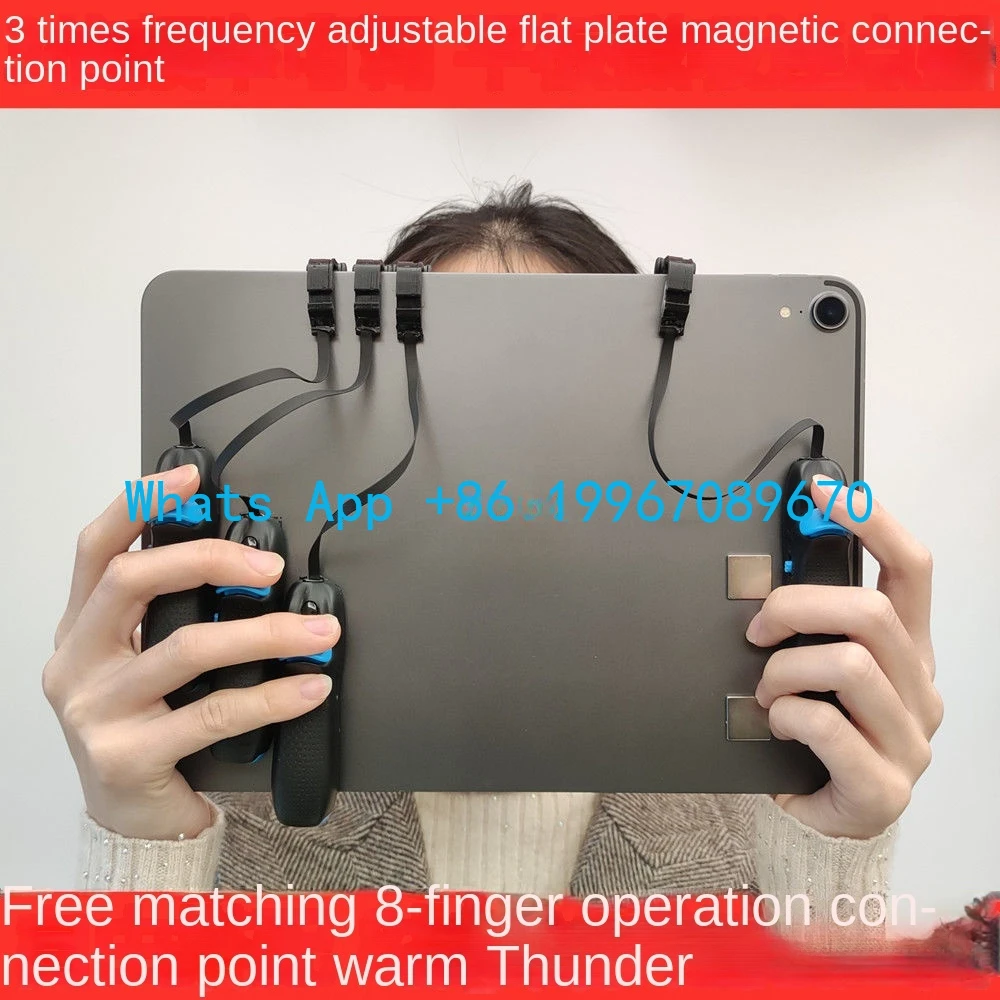 Magnetische iPad FPS Games Tablet Connector 6-vinger, 8-vinger, 7-vingerbediening 3X verstelbare gamingcontroller