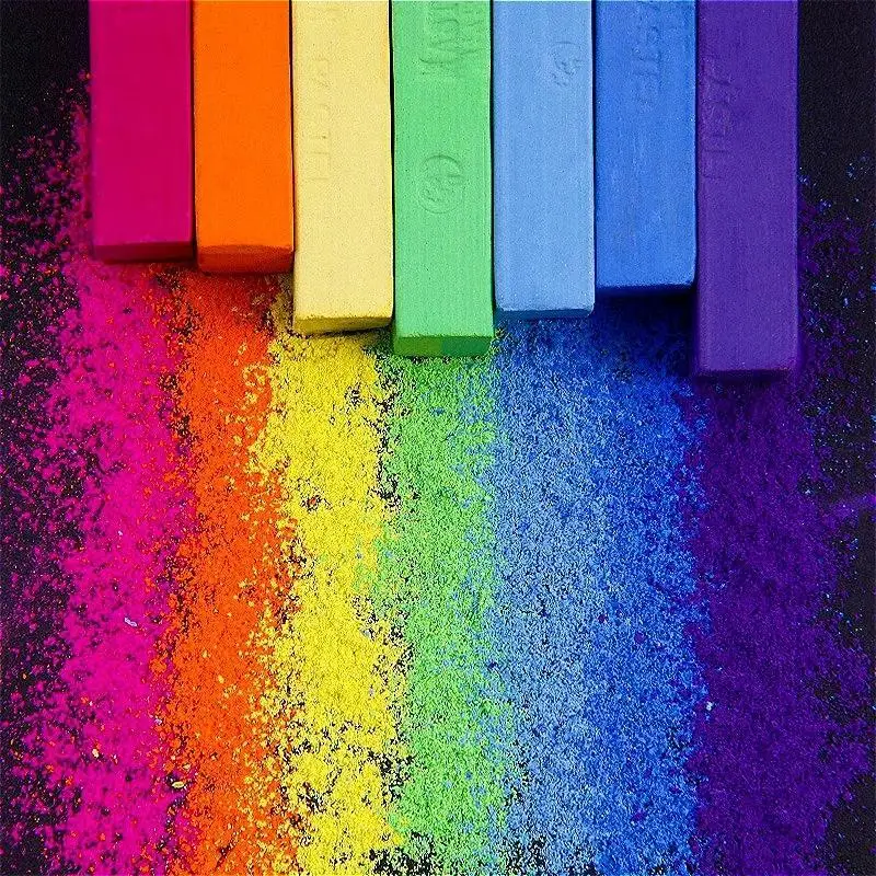 12/24/36/48 Colors Soft Masters Pastel Colored Chalk Square Drawing Sketch Stick Crayons for Students Beginners Art Supplies