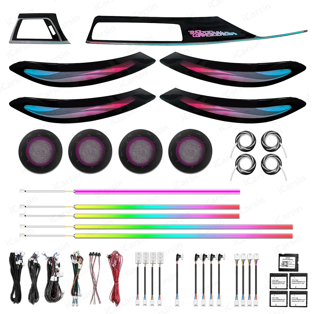 

F34 F36 Ambient Light For BMW F30 3 Series 3GT 4 Series Interior LED Light Upgrade Trim Kit Accessories Dashboard Trim