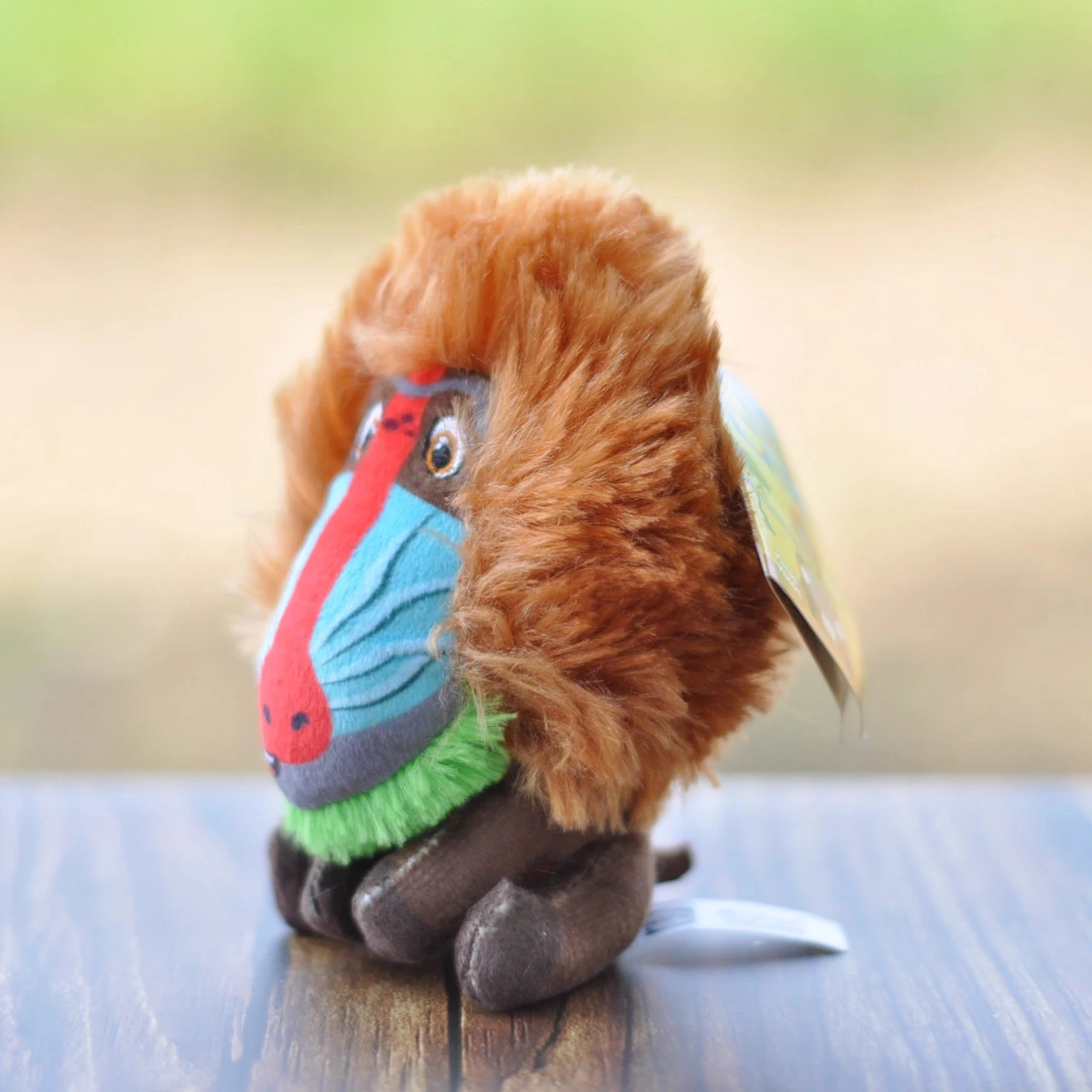 Simulado animal mandrill macaco montanha elf mandrillus esfinge natureza selvagem modelo brinquedo de pelúcia boneca de pelúcia menina menino amigo presente