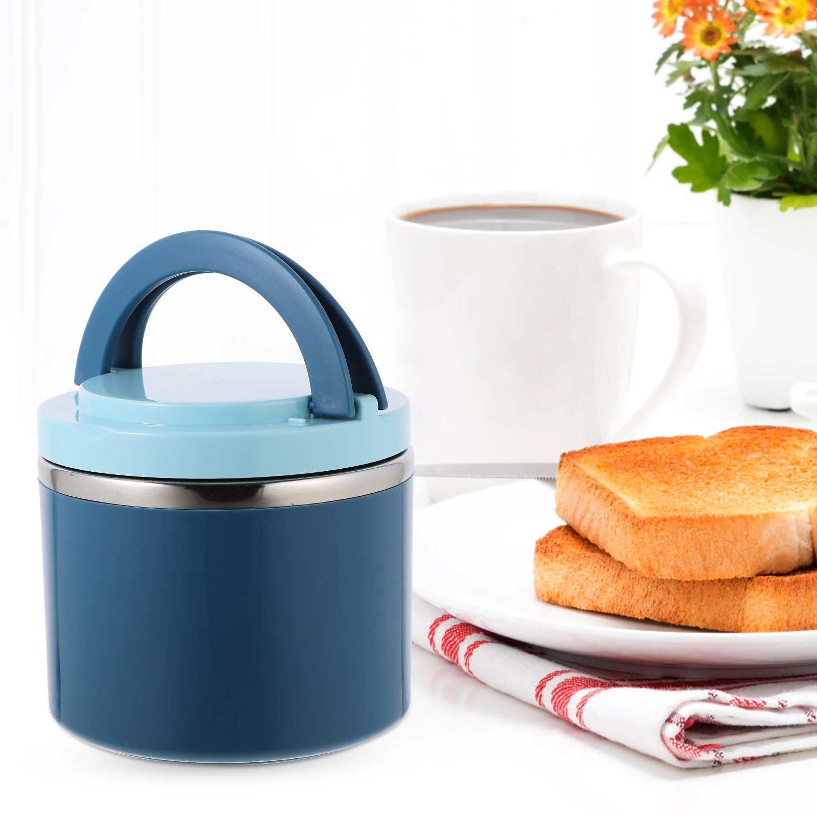 

Breakfast Cup Soup Cup Portable Sealing Oatmeal Container Heat Retaining Food Carrier Insulated Porridge Container