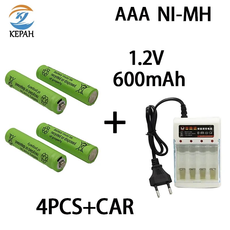 

Fast charging 1.2V rechargeable battery AAA1.2V600MAH NIMH dry battery replacement LED flashlight, camera, keyboard and mouse