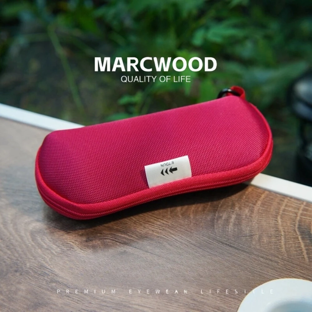 

Ultra-light Fabric Zipper Eyeglasses Case with Outdoor Hook, Portable Sunglasses Pouch Eyewear Storage Bag