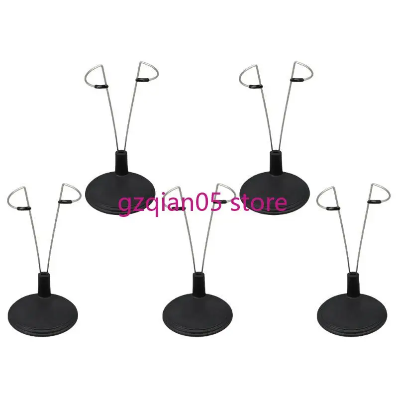 

N7ME 5Pieces Adjustable Doll Stand for 6 to 8Inch Figures Dolls Collection Display