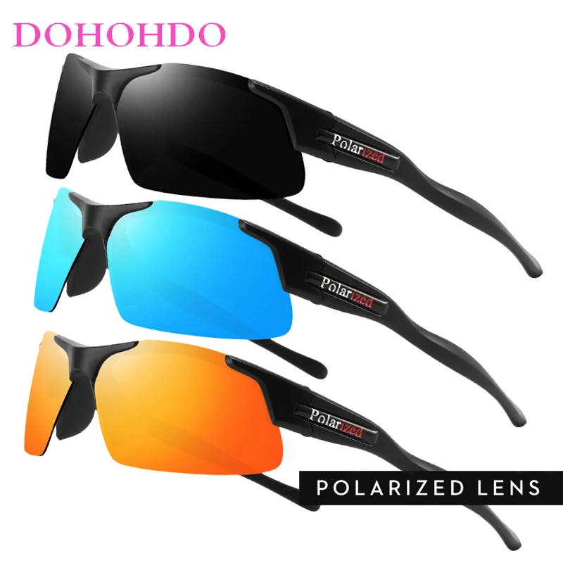 

Brand Designer Half Frame Driving Polarized Night Vision Goggles Men Women Outdoor Sports Cycling Anti-Glare Sunglasses UV400