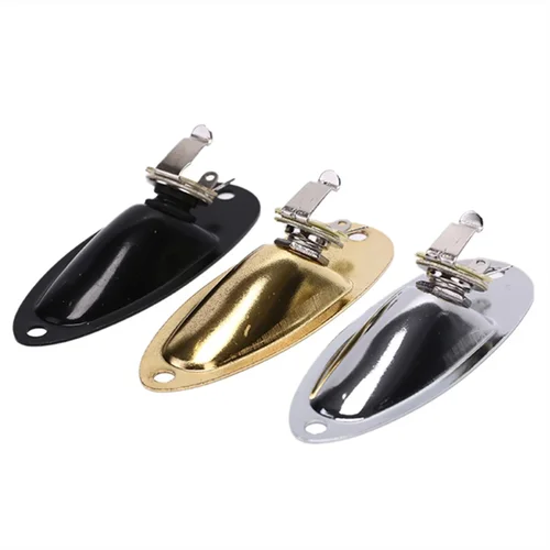 Imagen 2 del producto Estilo barco profesional 1/4 ""puente de guitarra entrada de salida cromo enchufe para guitarras eléctricas piezas de guitarra