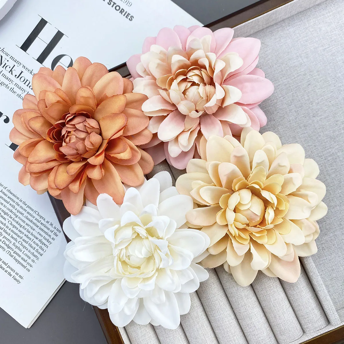 10cm Simulation Flower Multi-layer Three-dimensional Brooch High-end Beautiful and Generous Suitable for Clothing Chest Flowers