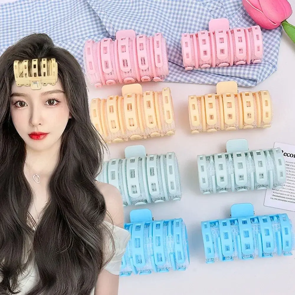 Plastic Hair Roller for Bangs Self-adhesive Fluffy Hair Air Bangs Curling Tube Eight-character Bangs Curling Hairdressing Tools