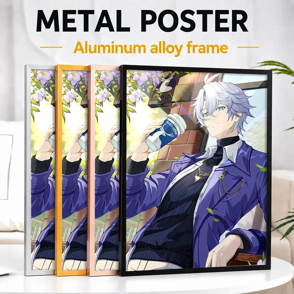 Honkai Star Rail Phainon Framed Metal Poster Personalized Hero Tribute Wall Art Perfect Within Game Room As Gamer Collectors