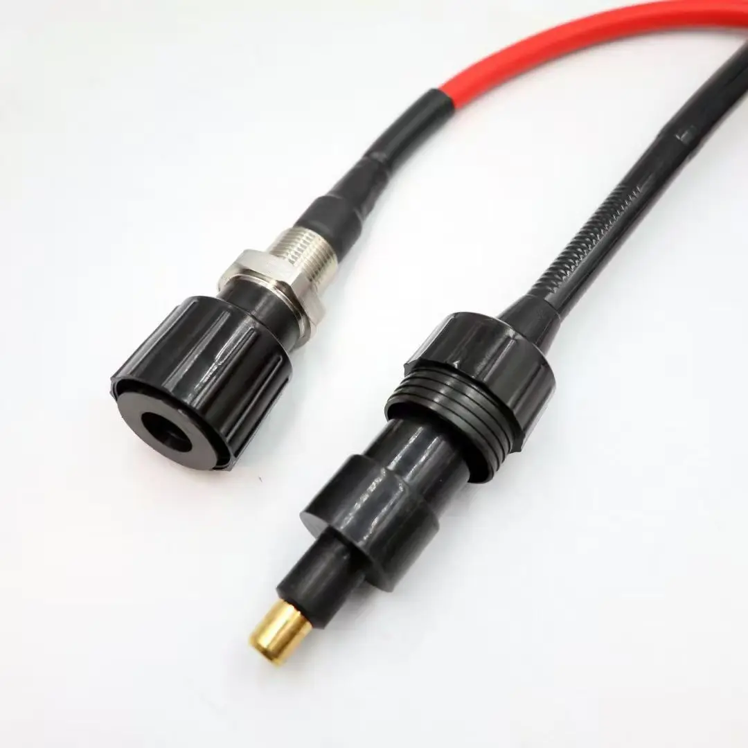 Single Core 150A 180A  Subsea Power Connector IP68 6000m 60MPa Wet Mate for ROV Thruster