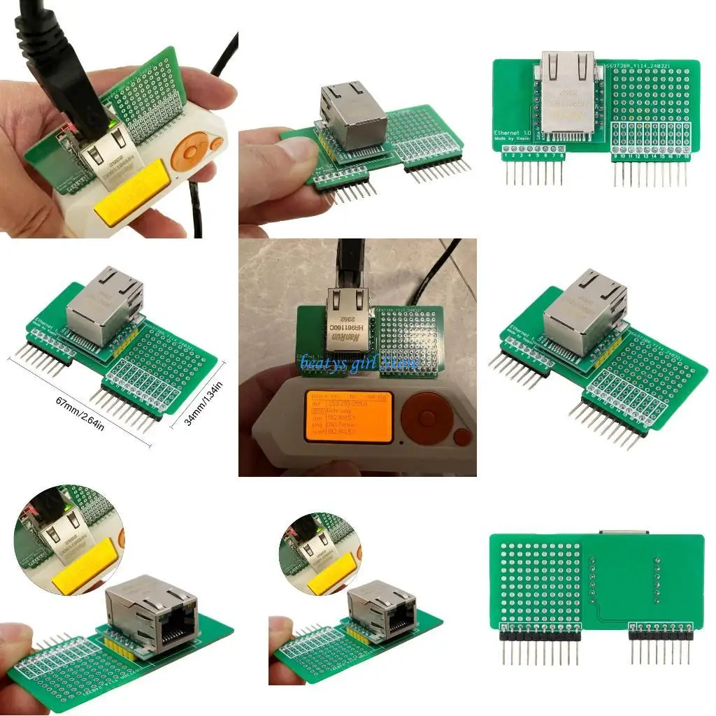 

C7AB For Flipper 0 Ethernet Module For Corded Networking Testing Diagnose Module