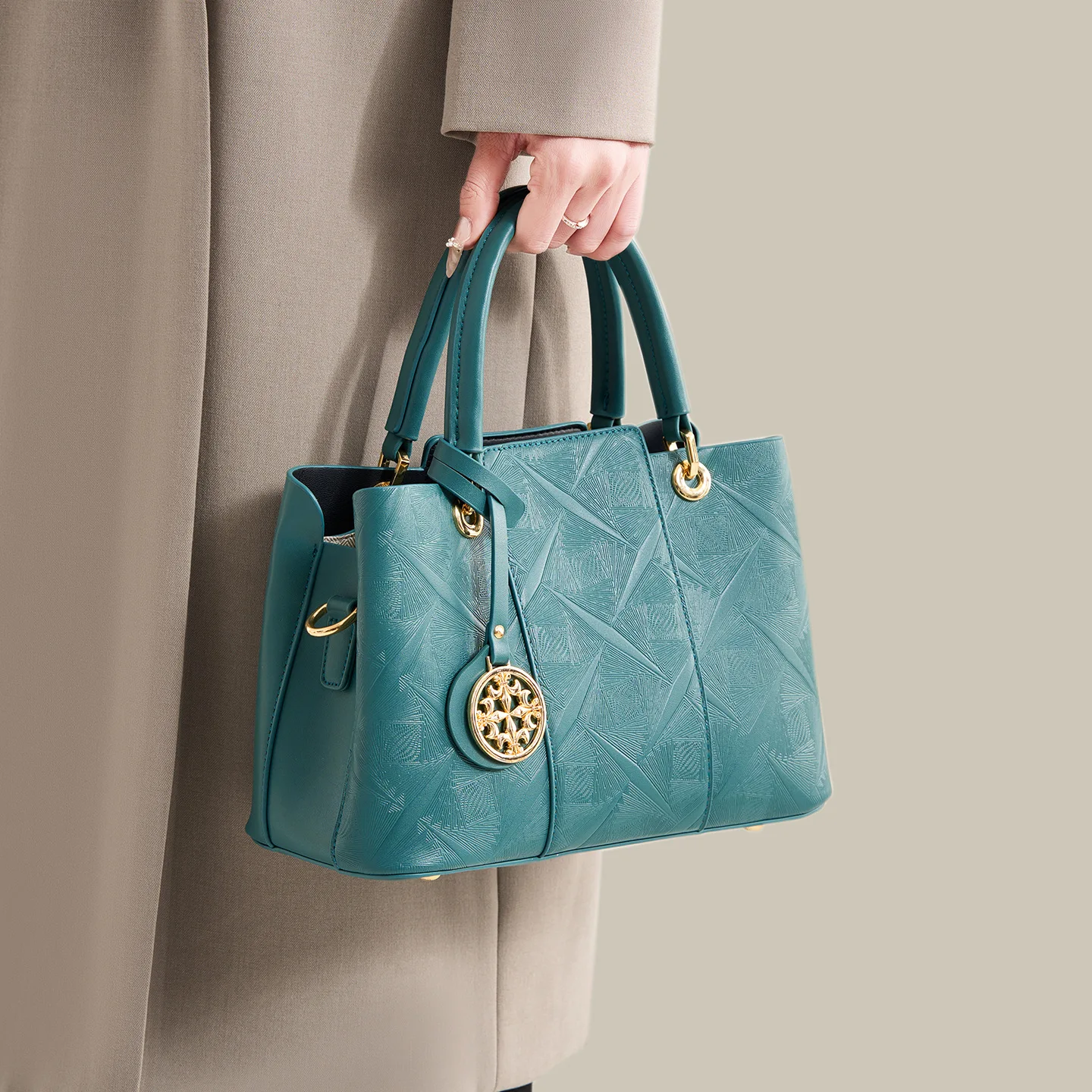 

Винтажная минималистичная сумка для подгузников, элегантная женская сумка через плечо, роскошная дизайнерская кожаная сумка-тоут для стильных деловых женщин