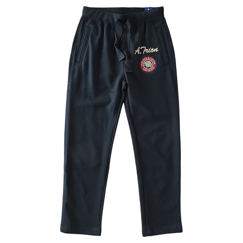 

Spring New American Retro Terry Cloth Letter Embroidery Sweatpants Men's Fashion 82% Cotton Drawstring Loose Casual Sports Pants