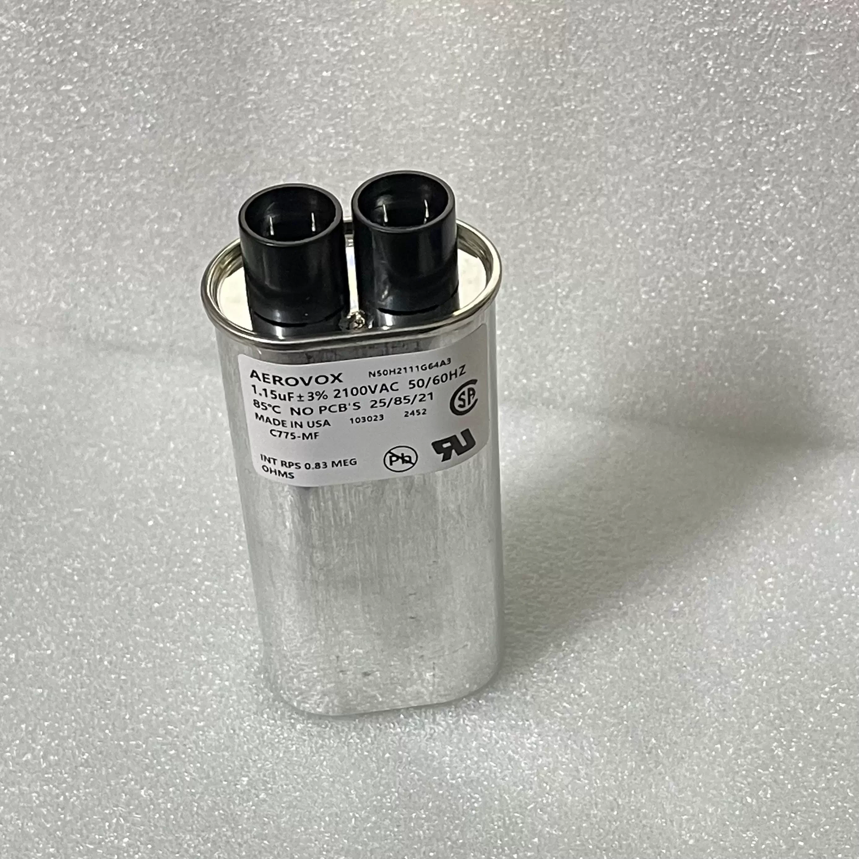 AEROVOX 1.15UF 2100VAC For Microwave Oven Coffee Maker Startup Capacitor
