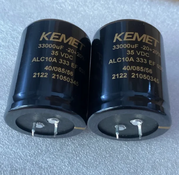 

4PCS/LOT Original KEMET BHC ALC10 35V 33000UF 40x50mm ALC10A333EF035 audio aluminum electrolytic capacitor free shipping