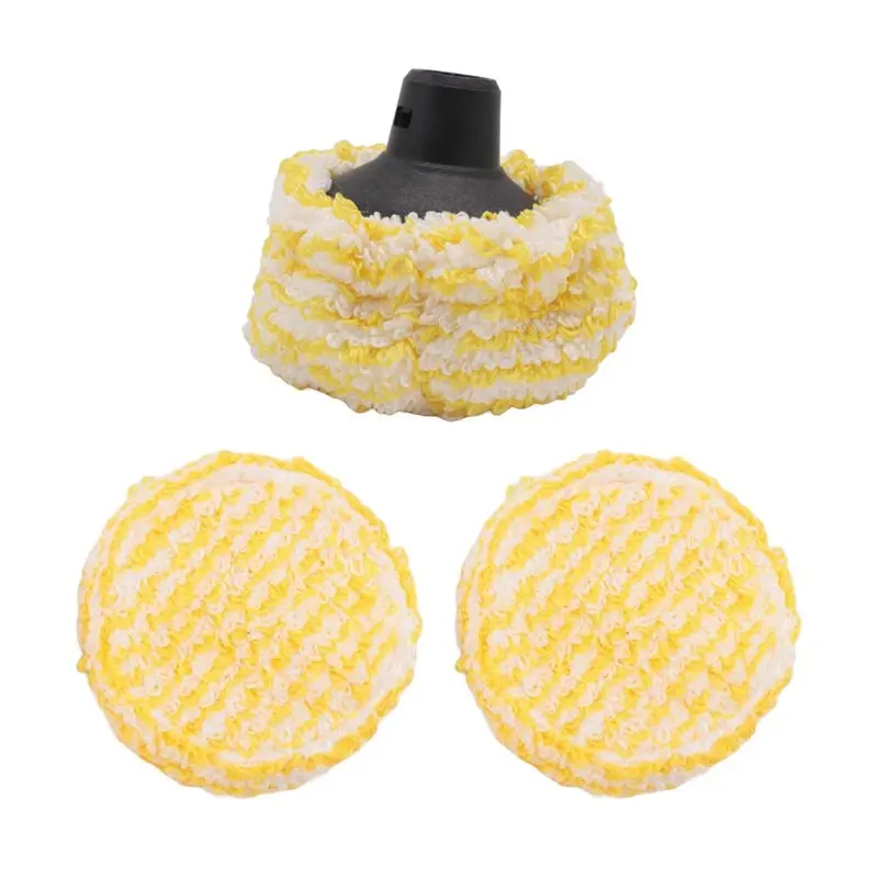 Gen Basic For Karcher SC2 SC3 SC4 SC5 Vacuum Steam Cleaner Accessories Large Round Brush Steamer Cover  Microfiber Mop Cloth