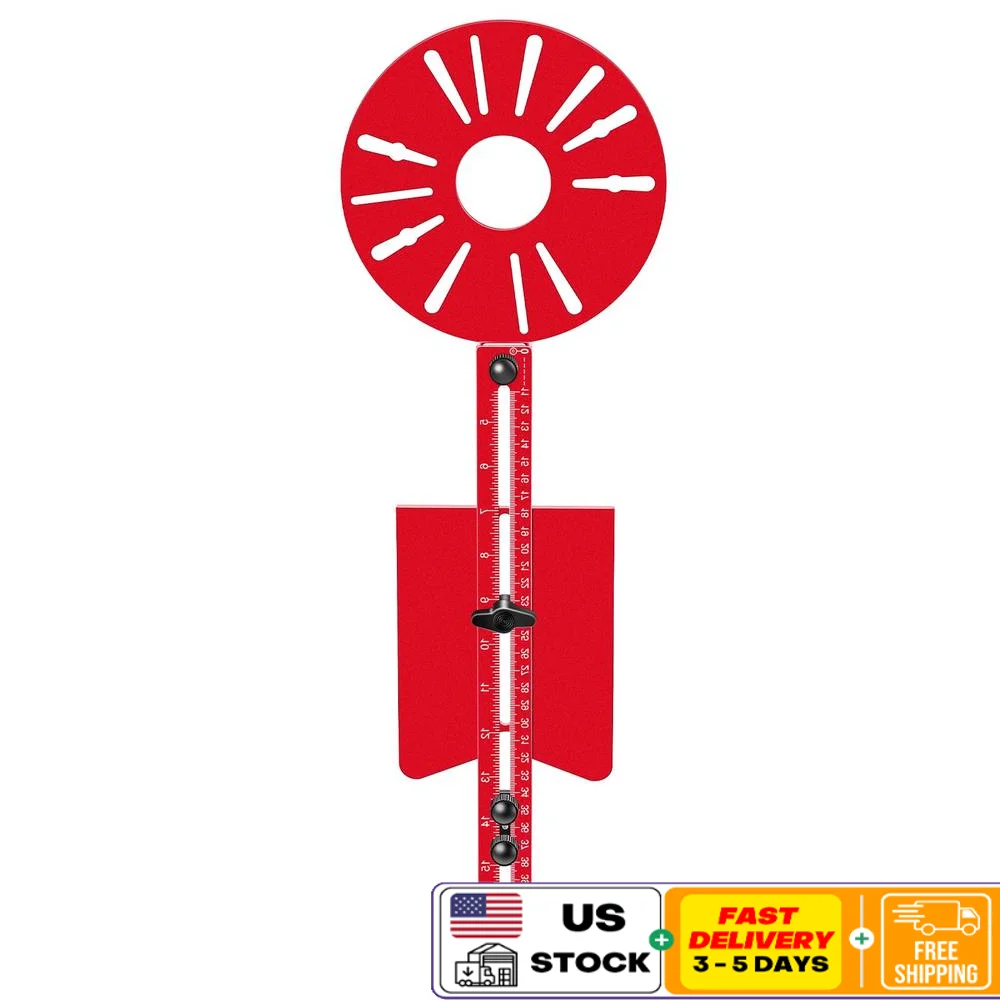 Universal Router Milling Groove Bracket Woodworking Tool Cabinet Jig Circle Cutting Upgraded Precision Craftsmanship Aluminum