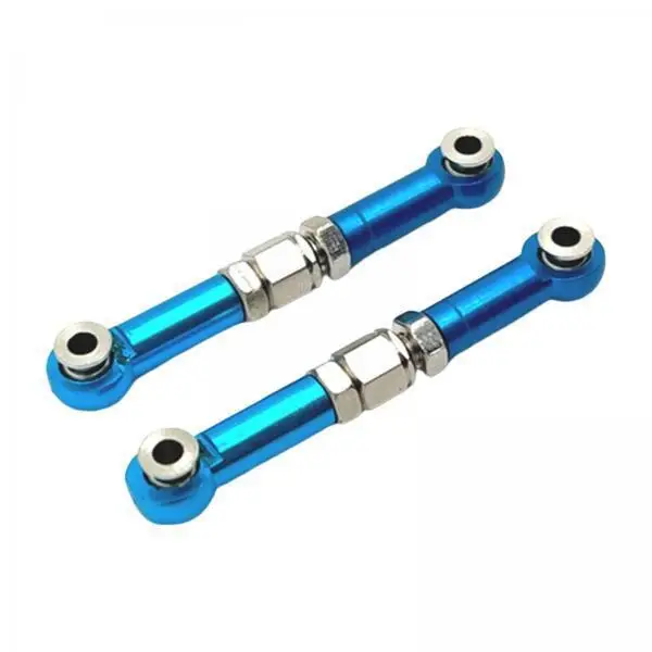 Upgrade Metal Steering Link Rod Spare Parts Set for RC Car 1 16 Scale Crawler Off Road Model