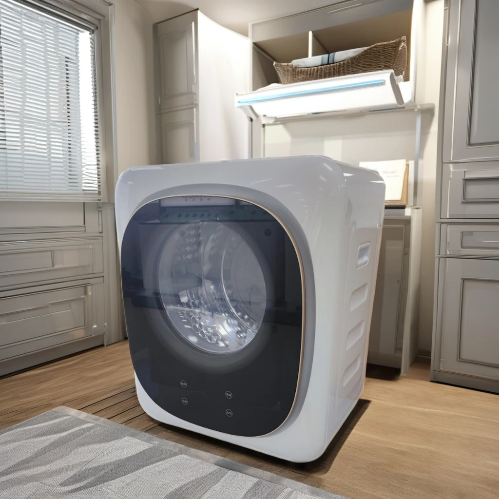 Compact Automatic Electric Tumble Dryer Portable Household Clothes Drying Machine