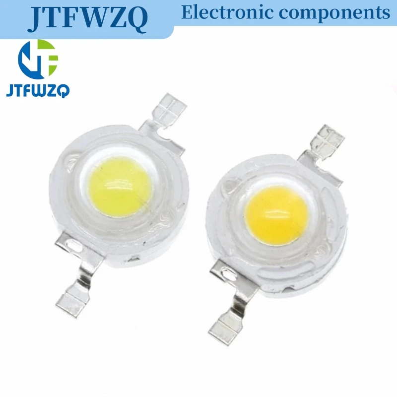 10PCS/LOT led 1W 100-120LM LED Bulb IC SMD Lamp Light Daylight white/warm white High Power 1W LED Lamp bead