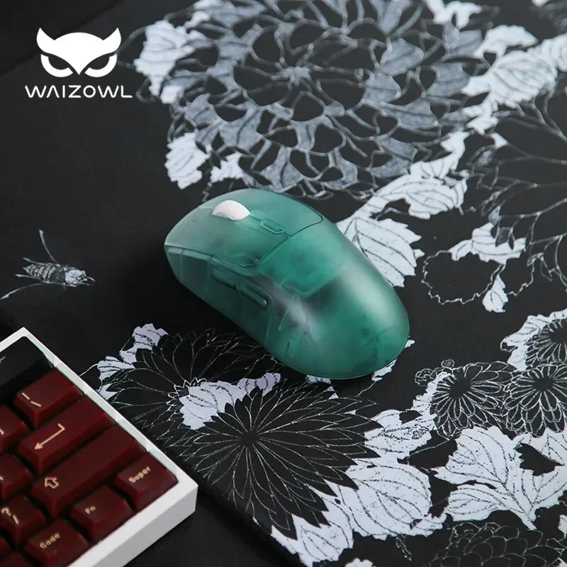 WAIZOWL OGM Pro Gaming Mouse PAW3395 Bluetooth Wireless three-mode Mouse Lightweight design Gamer PC accessories gift for Office