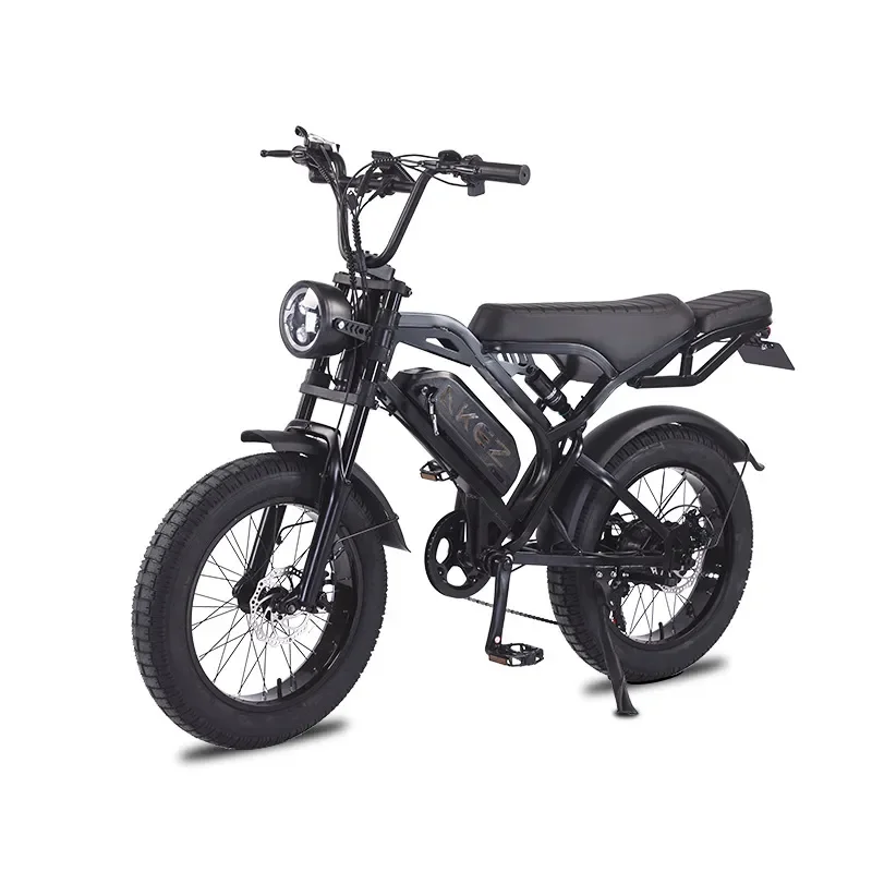 20 Inch Electric Scooter 48V 18.2AH Long Battery Life Double Disc Brake Widening Seat Adult Electric Bicycle