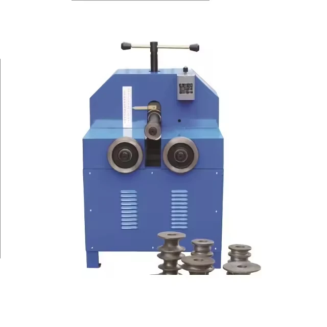 Electric copper pipe bending machine round square pipe three-roll bending machine