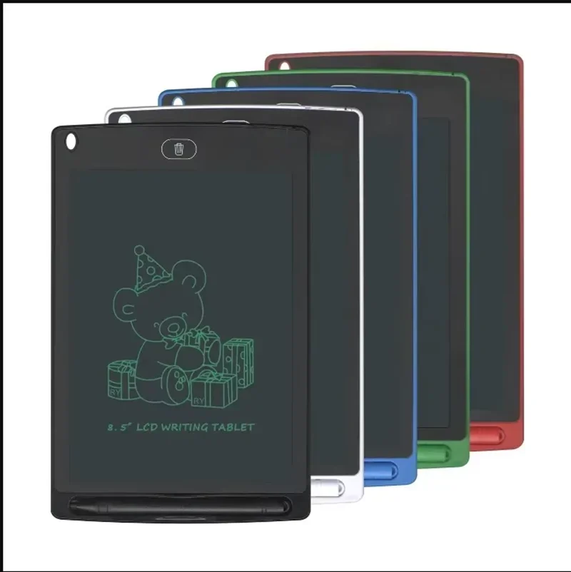 تابلت كتابة LCD مقاس 10 بوصات للأطفال - لوحة رسم قابلة لإعادة الاستخدام، وشاشة حماية العين، وزر قفل ومسح فوري - هدية تعليمية