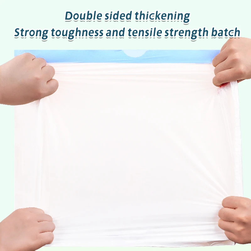 13 Gallon Trash Bags Drawstring- White Garbage Bags Unscented,49.2 Liter Strong for Kitchen Home Office Bathroom,50pcs