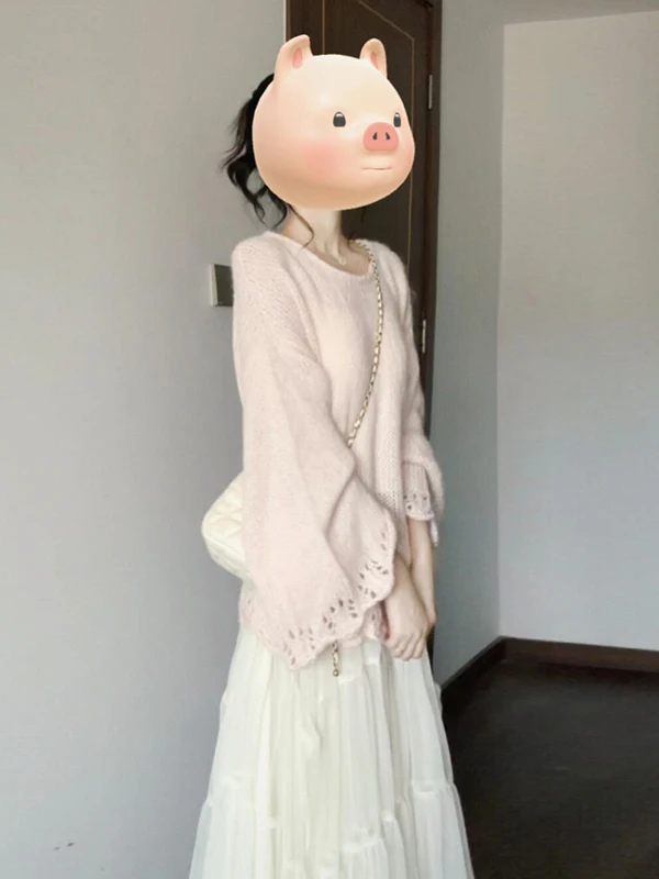 

Женская высококачественная толстовка с капюшоном Fall Faion Lazy Sle Bell Sve Me f, комплект из двух предметов, круглый комплект Ne Commute Sle Mid-Thi ...