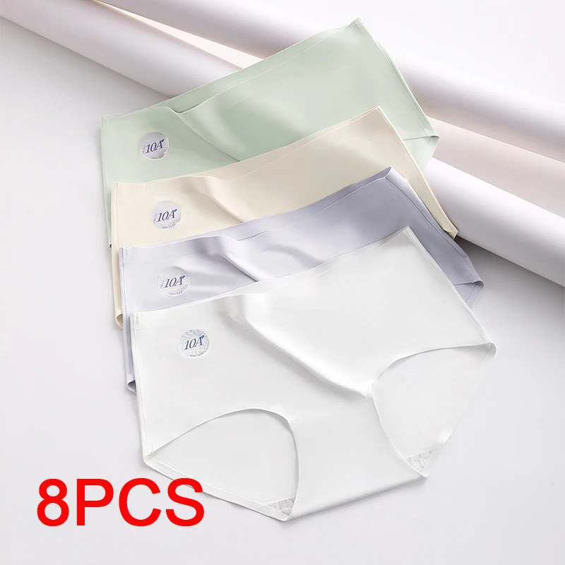 

Женские бесшовные трусики для женщин, модные спортивные женские трусики, комплект трусов, нижнее белье, сексуальное женское белье, трусы больших размеров, ледяной шелк